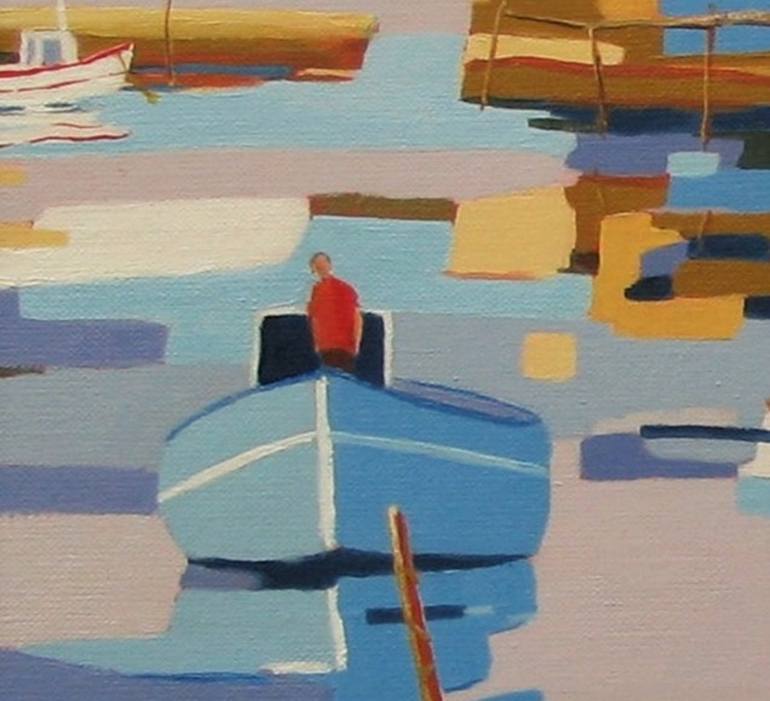 Original Fine Art Seascape Painting by Le Junter Jean-Noël