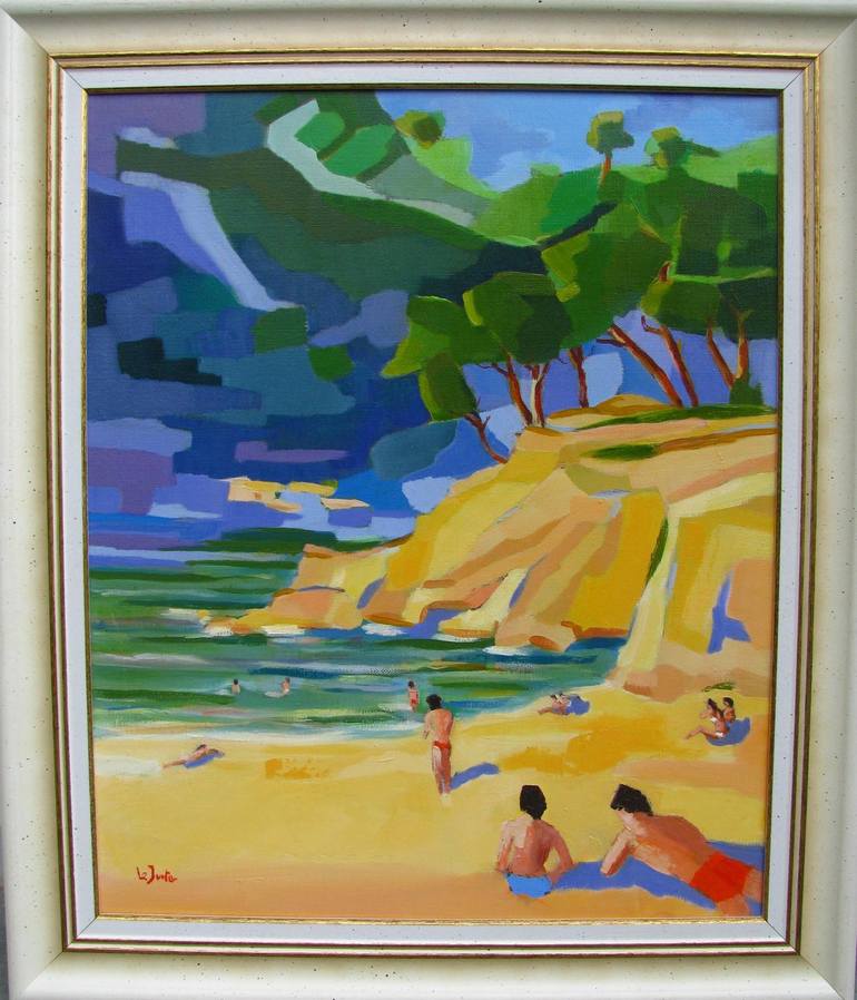 Original Seascape Painting by Le Junter Jean-Noël