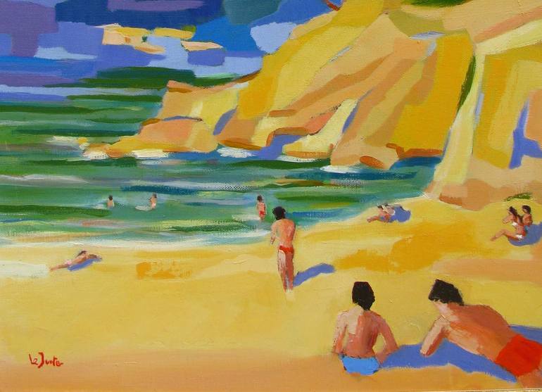 Original Figurative Seascape Painting by Le Junter Jean-Noël