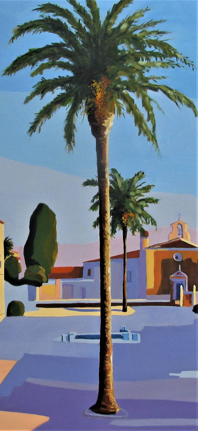 Original Figurative Cities Painting by Le Junter Jean-Noël