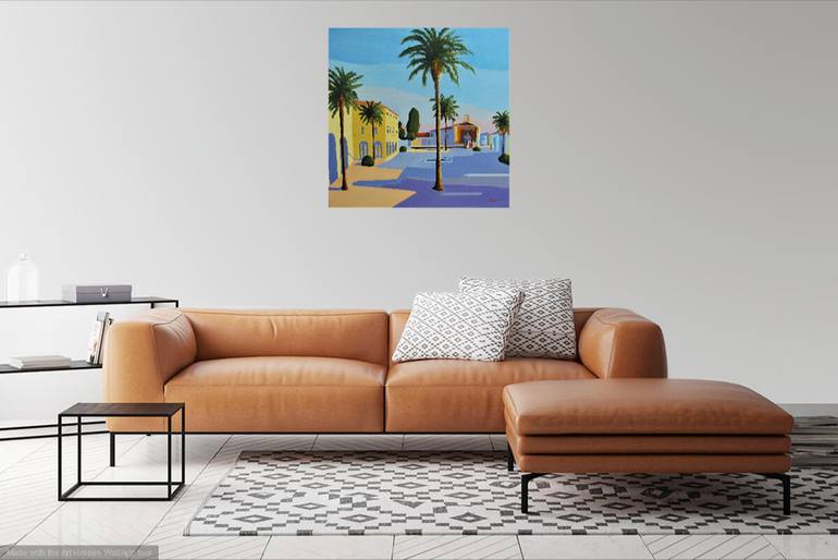 Original Figurative Cities Painting by Le Junter Jean-Noël