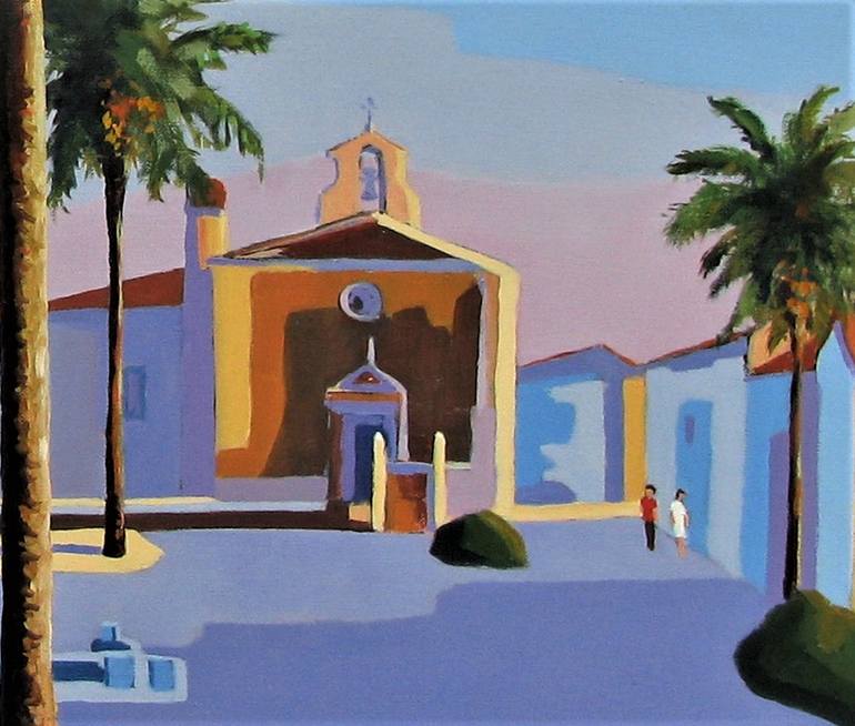Original Figurative Cities Painting by Le Junter Jean-Noël