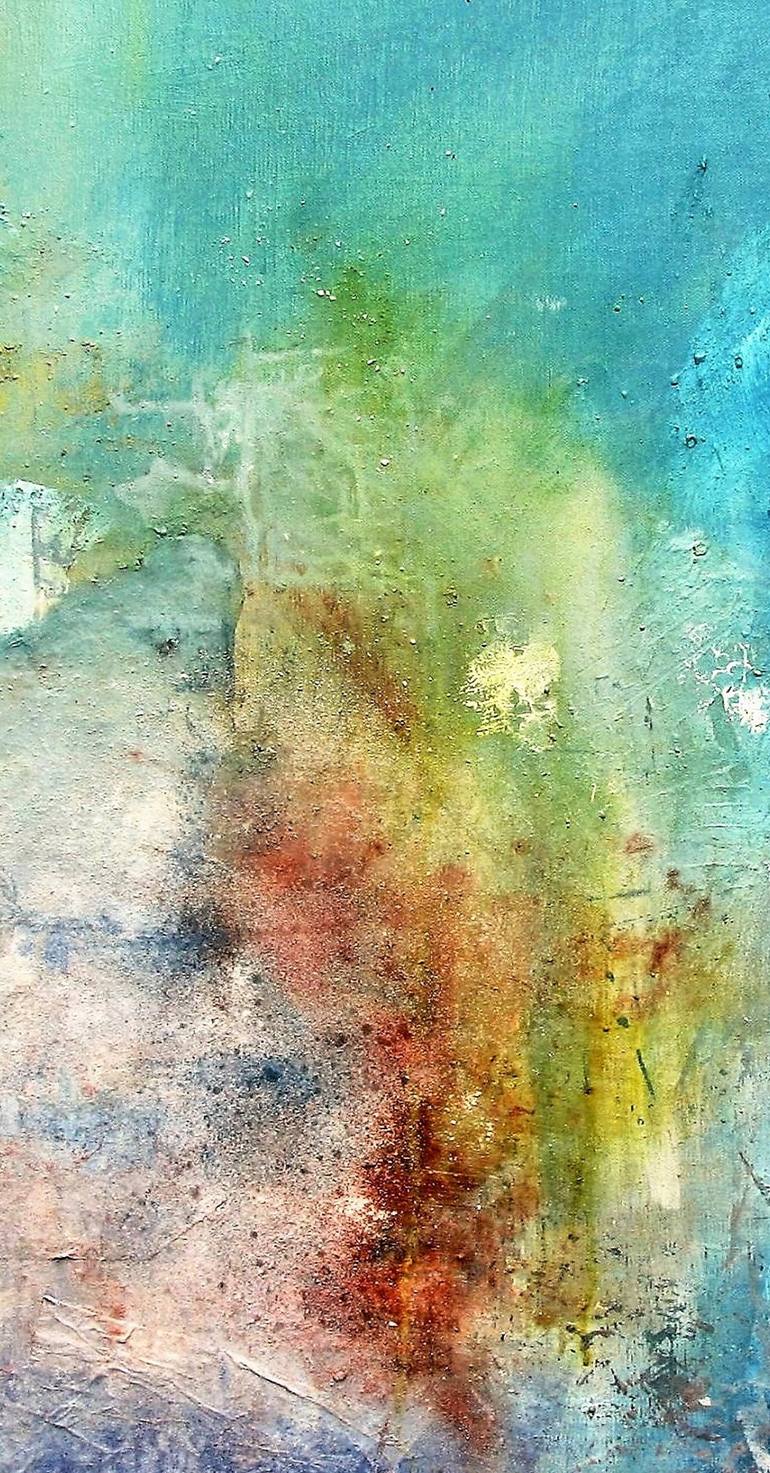 Original Abstract Expressionism Abstract Painting by Le Junter Jean-Noël