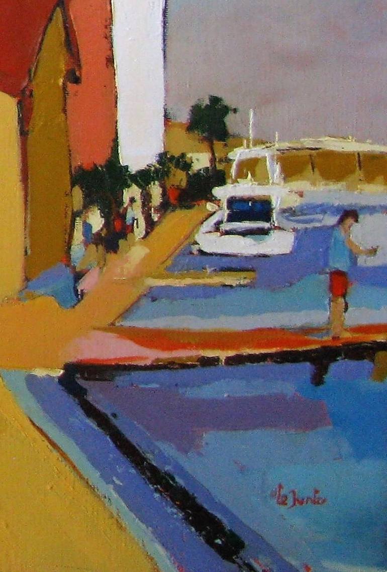 Original Figurative Seascape Painting by Le Junter Jean-Noël