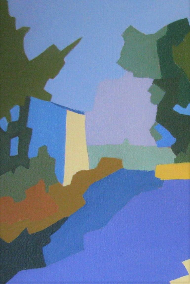 Original Impressionism Landscape Painting by Le Junter Jean-Noël