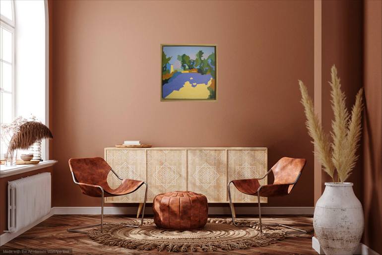 Original Impressionism Landscape Painting by Le Junter Jean-Noël