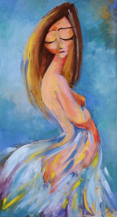 Original Expressionism Women Paintings by Panna Wodna