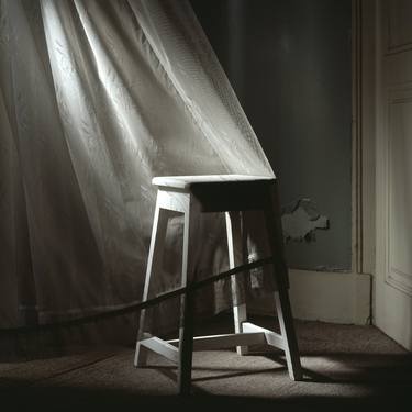 Curtain on a stool thumb