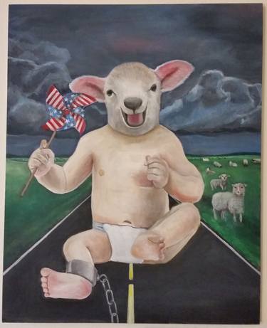 Print of Surrealism Political Paintings by Jenny Shrew