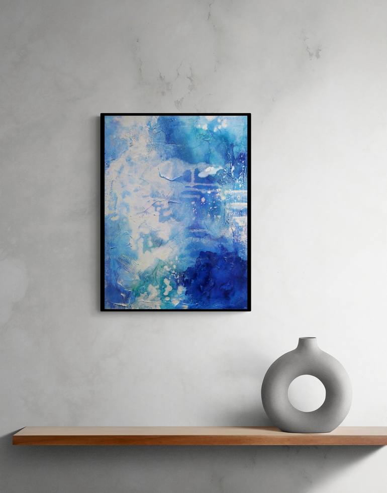 Original Abstract Expressionism Abstract Painting by Julie Ahmad