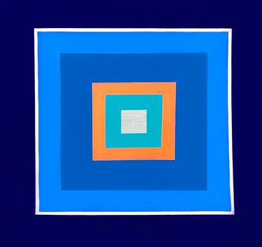 Original Abstract Geometric Paintings by Julie Ahmad