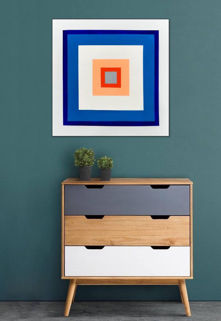 Original Geometric Painting by Julie Ahmad