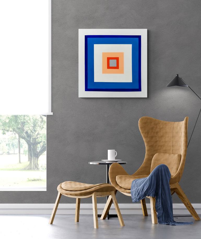 Original Geometric Painting by Julie Ahmad