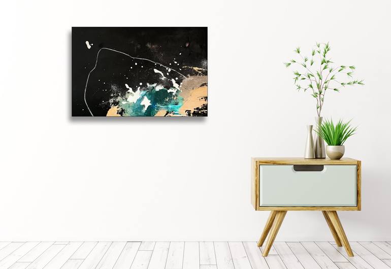 Original Abstract Expressionism Abstract Painting by Julie Ahmad