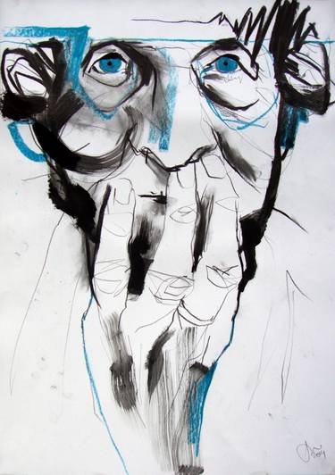 Print of Figurative Portrait Drawings by Lina Migic