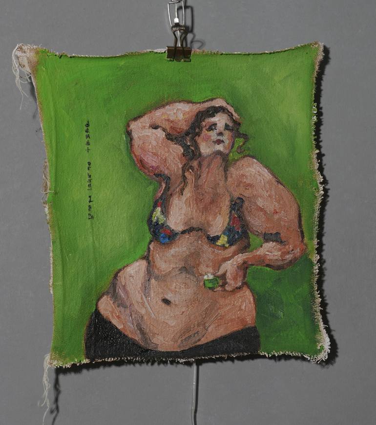 Original Abstract Expressionism Body Paintings by Demet Orbay