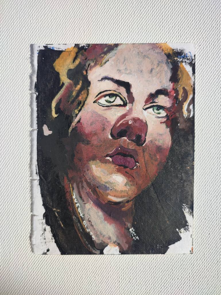 Original Classicism Women Painting by Demet Orbay