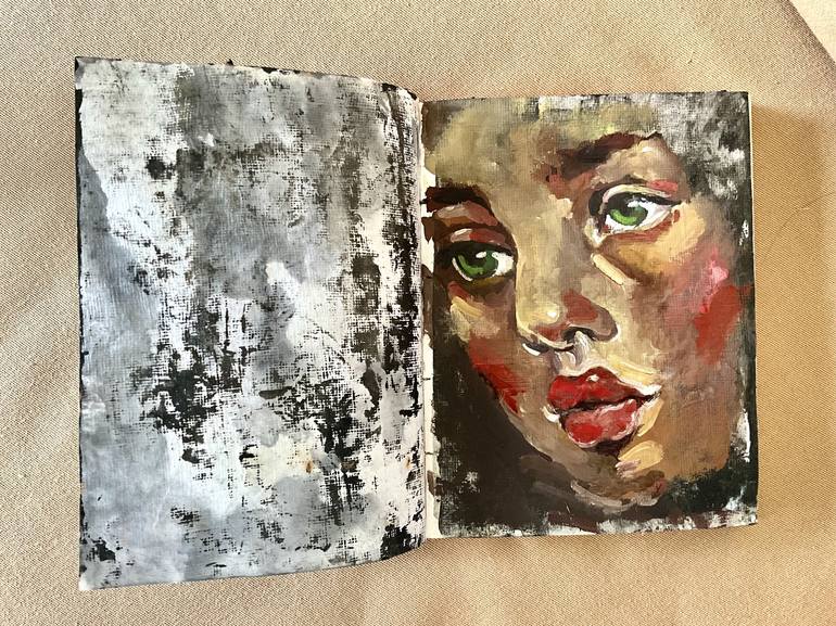 Original Classicism Women Painting by Demet Orbay