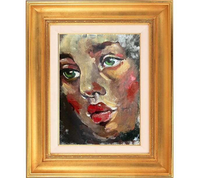 Original Classicism Women Painting by Demet Orbay