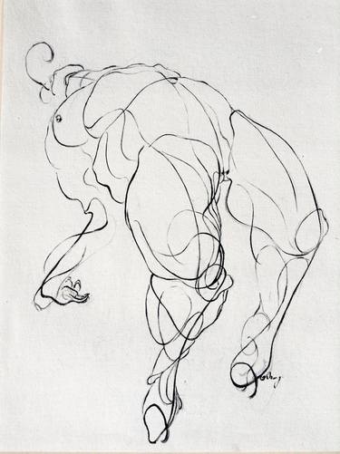 Print of Figurative Nude Drawings by Demet Orbay