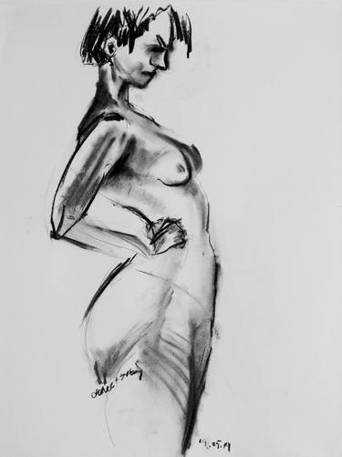 Print of Figurative Body Drawings by Demet Orbay