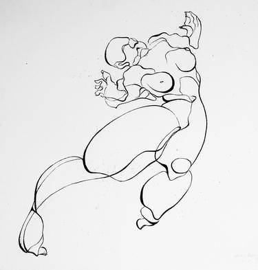 Print of Figurative Body Drawings by Demet Orbay