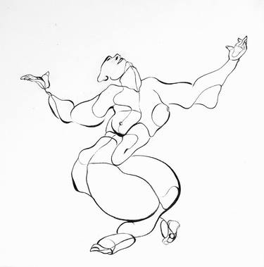 Print of Figurative Body Drawings by Demet Orbay