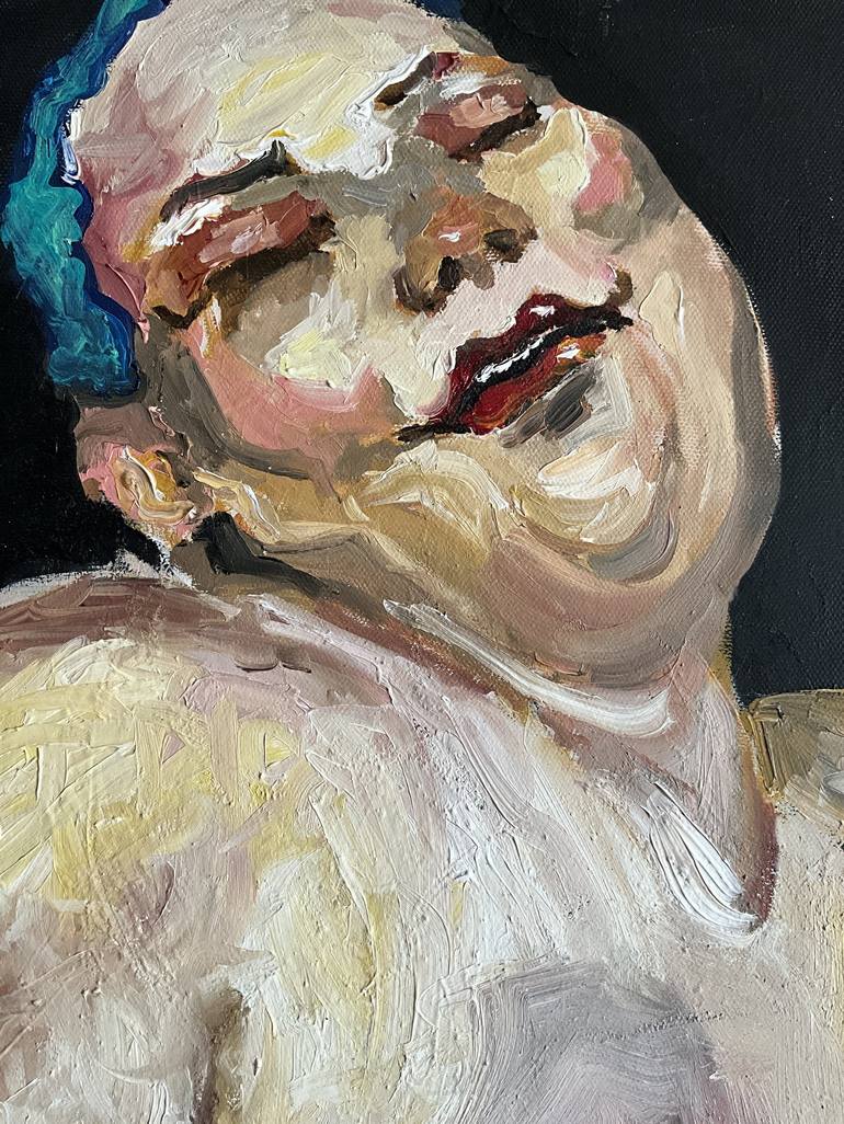 Original Figurative Erotic Painting by Demet Orbay