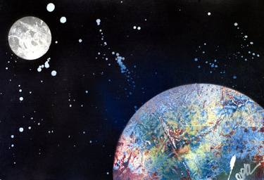 Print of Outer Space Paintings by Richard Larsen