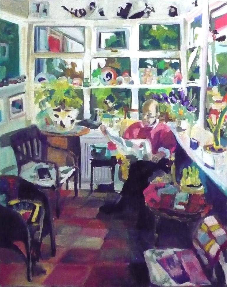 Verrall's Conservatory Painting by Louisa Dusinberre | Saatchi Art