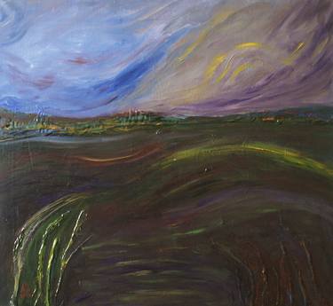 Print of Expressionism Landscape Paintings by Alisa Jakobi
