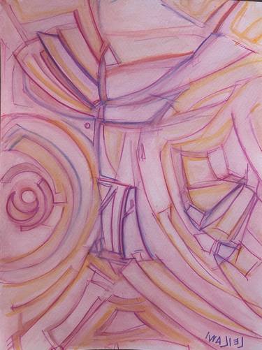 Original Abstract Expressionism Abstract Drawings by Leilani Leilani