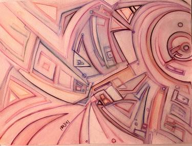 Original Abstract Expressionism Abstract Drawing by Leilani Leilani