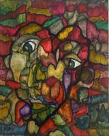 Original Cubism Abstract Paintings by Leilani Leilani