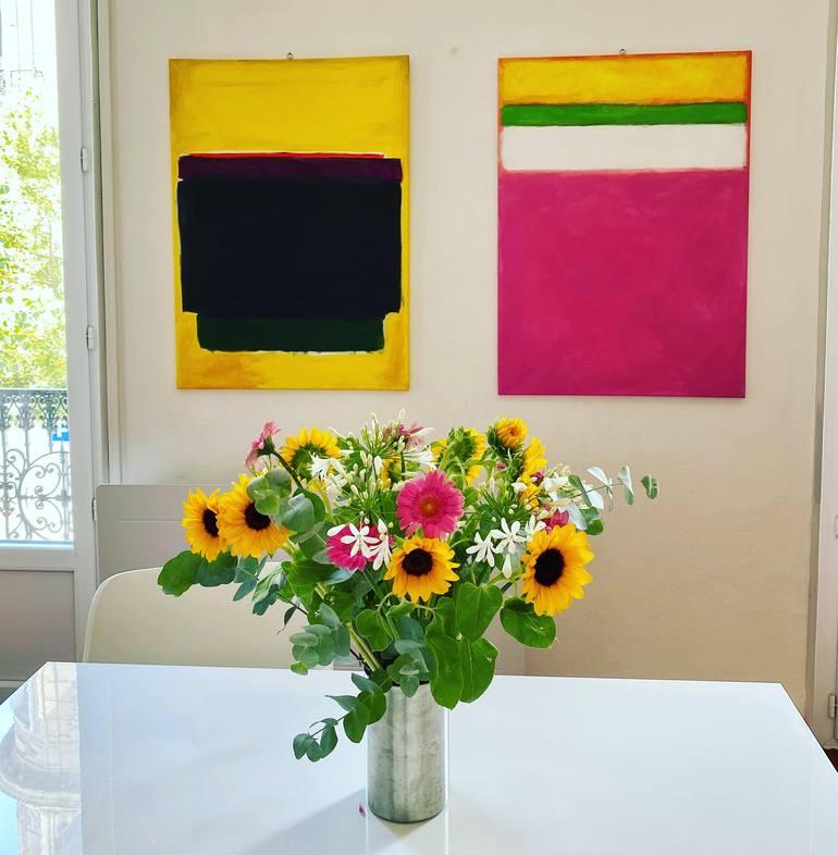 Original Contemporary Abstract Painting by Dominique Steffens