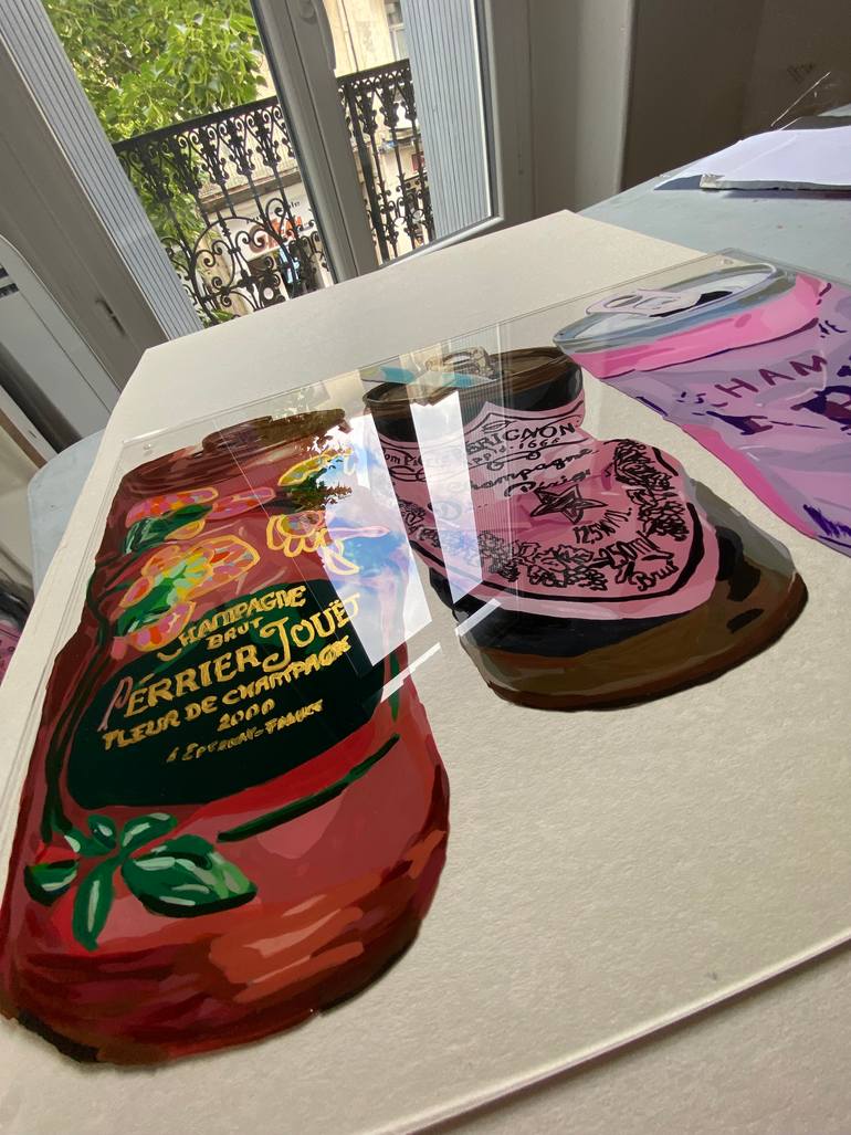 Original Figurative Pop Culture/Celebrity Painting by Dominique Steffens