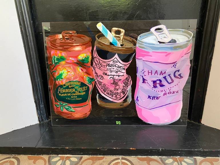 Original Figurative Pop Culture/Celebrity Painting by Dominique Steffens