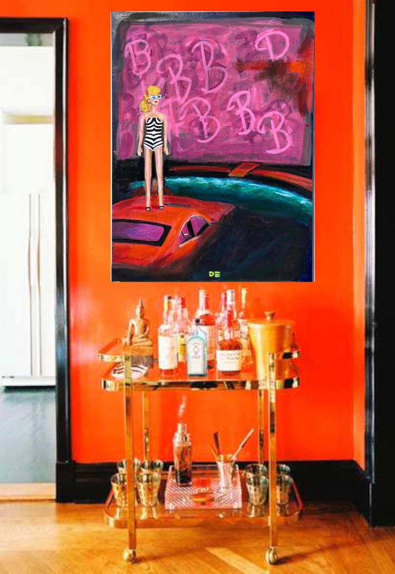 Original Street Art Pop Culture/Celebrity Painting by Dominique Steffens