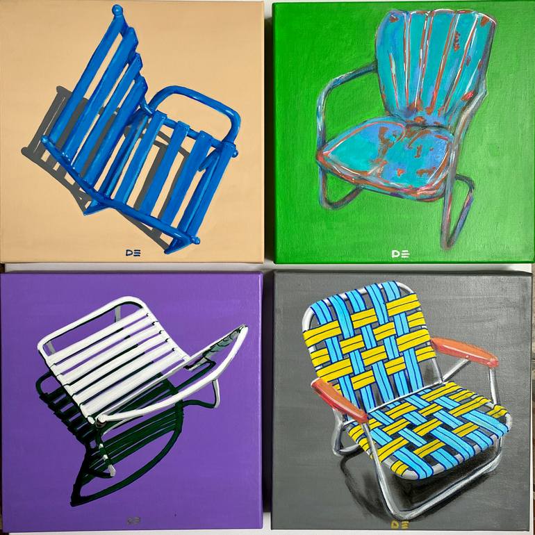 Original Contemporary Garden Painting by Dominique Steffens