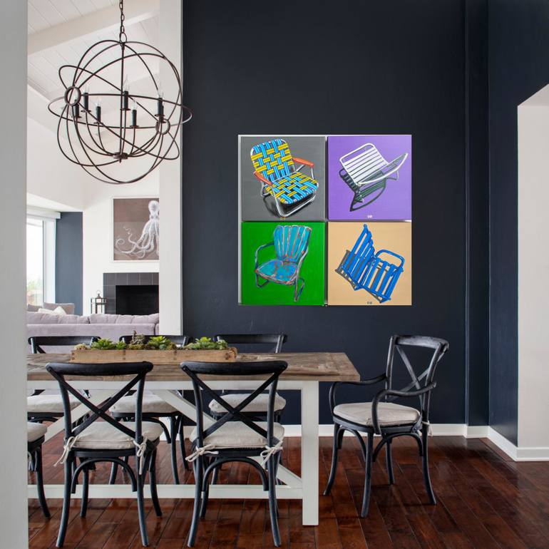 Original Contemporary Garden Painting by Dominique Steffens