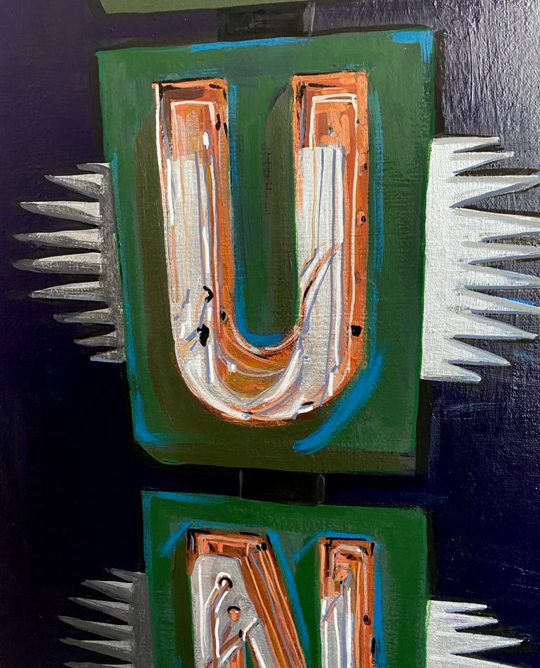 Original Contemporary Light Painting by Dominique Steffens