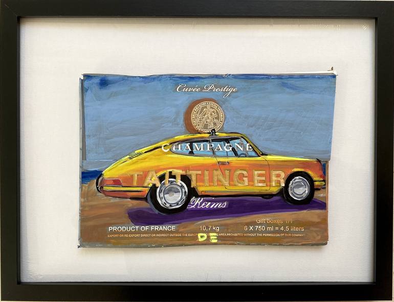 Original Car Painting by Dominique Steffens