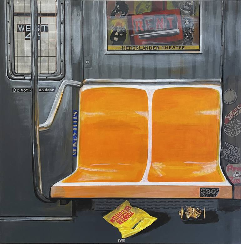 Original Street Art Cities Paintings by Dominique Steffens