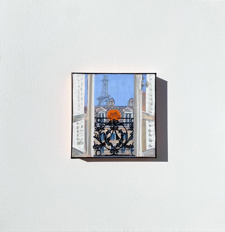 Original Figurative Cities Painting by Dominique Steffens
