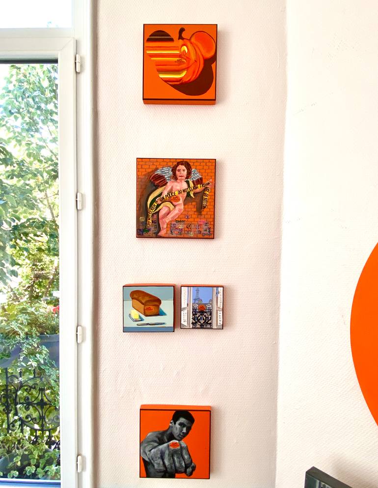 Original Figurative Cities Painting by Dominique Steffens
