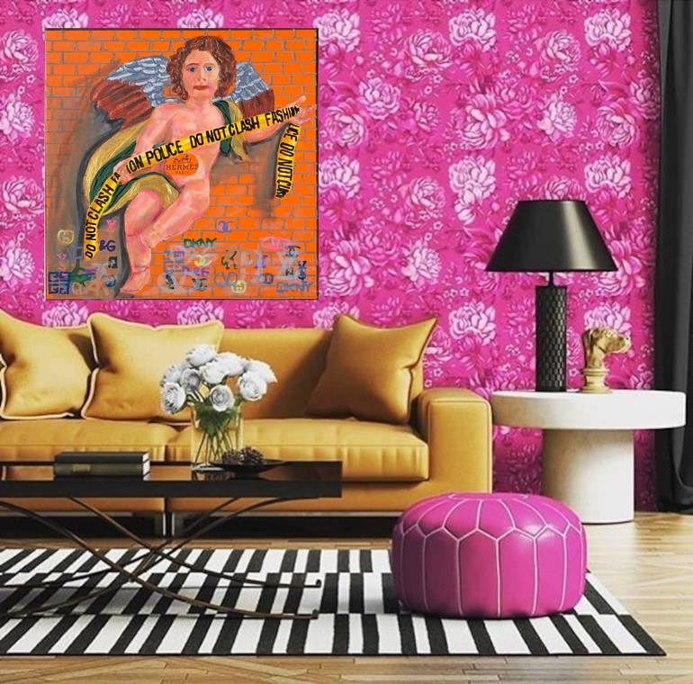 Original Pop Art Fashion Painting by Dominique Steffens