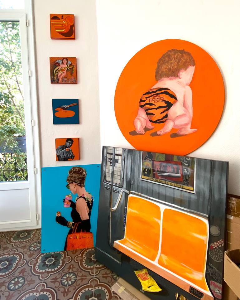 Original Figurative Fashion Painting by Dominique Steffens