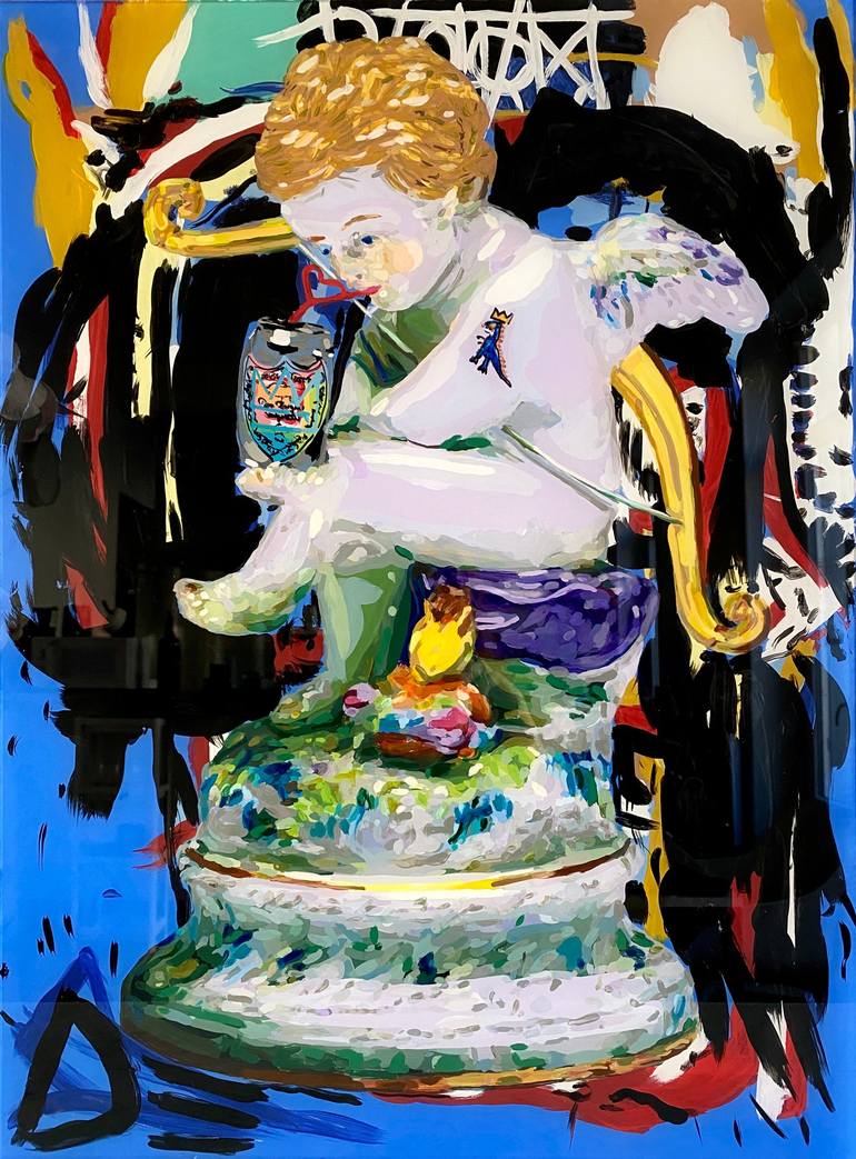 Original Contemporary Pop Culture/Celebrity Paintings by Dominique Steffens