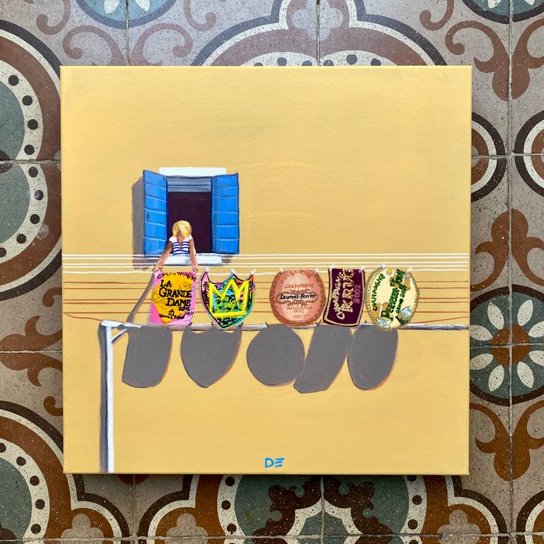 Original Figurative Food & Drink Painting by Dominique Steffens