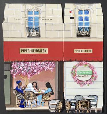 Original Figurative Women Painting by Dominique Steffens